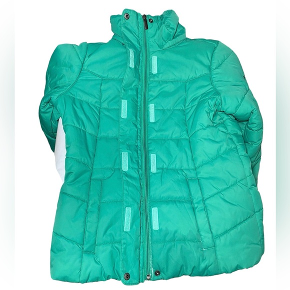 Columbia Omnishield green zip up snow jacket puffer size small - Picture 3 of 9